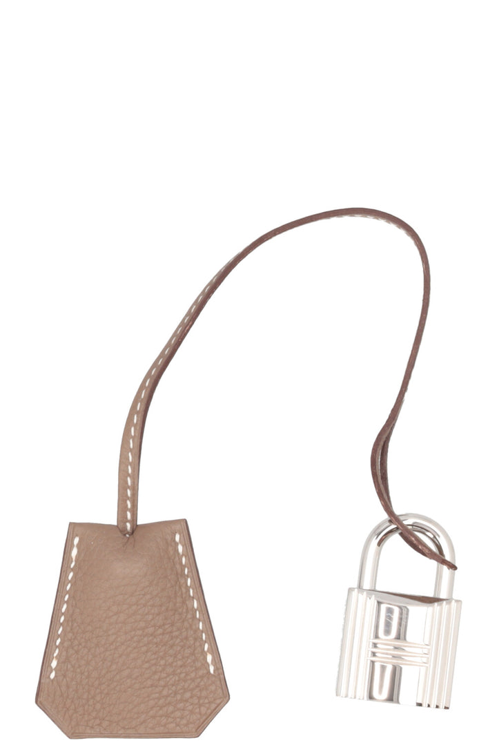 HERMÈS JPG Shoulder Birkin II 42 Clemence Étoupe Palladium