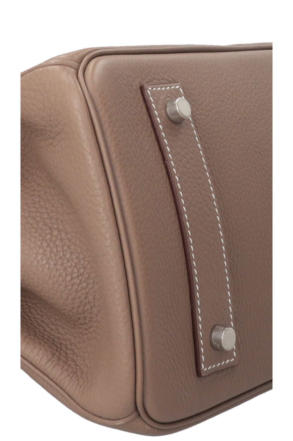 HERMÈS JPG Shoulder Birkin II 42 Clemence Étoupe Palladium