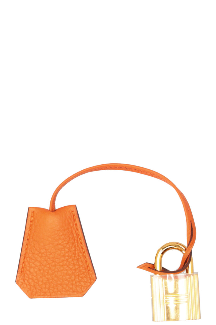 HERMÈS JPG Shoulder Birkin II 42 Clemence Orange Gold