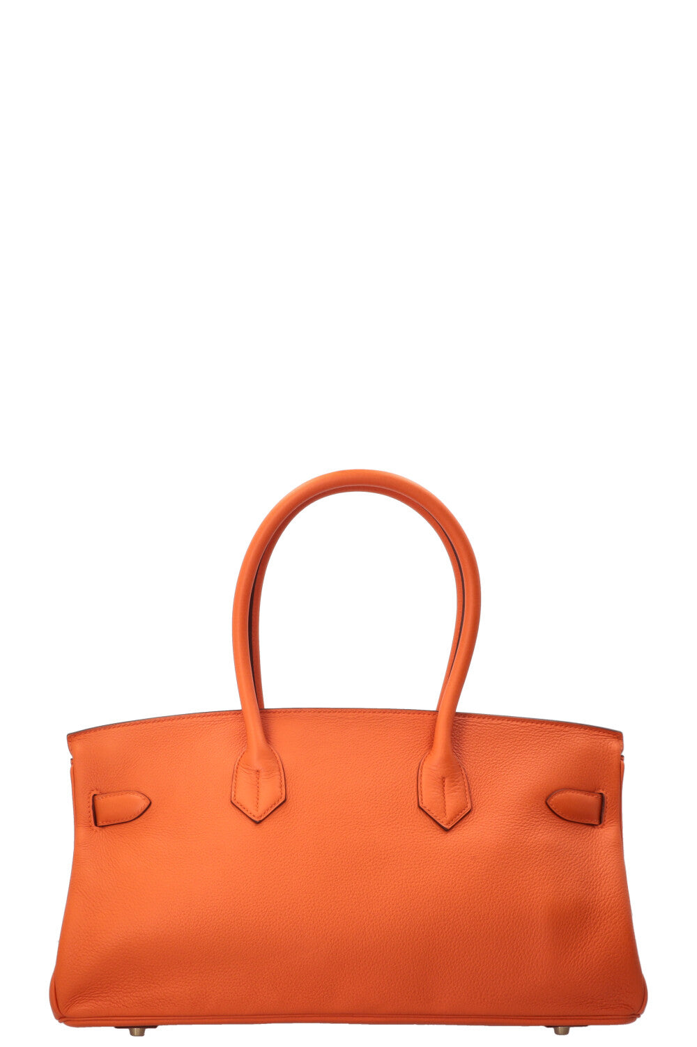 HERMÈS JPG Shoulder Birkin II 42 Clemence Orange Gold