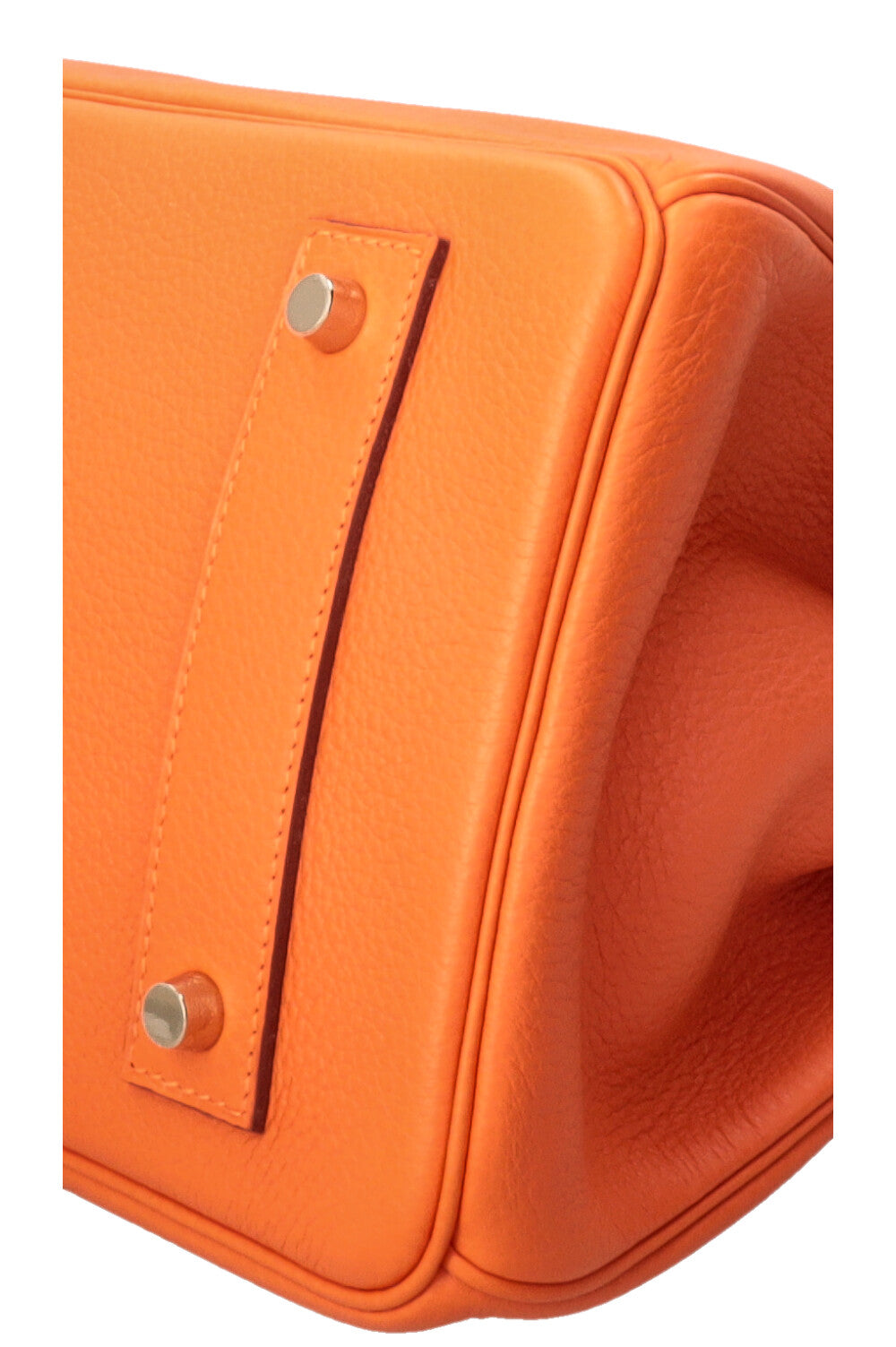 HERMÈS JPG Shoulder Birkin II 42 Clemence Orange Gold