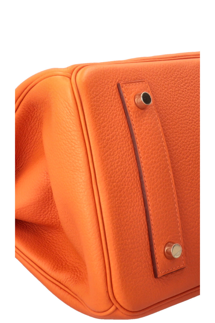 HERMÈS JPG Shoulder Birkin II 42 Clemence Orange Gold