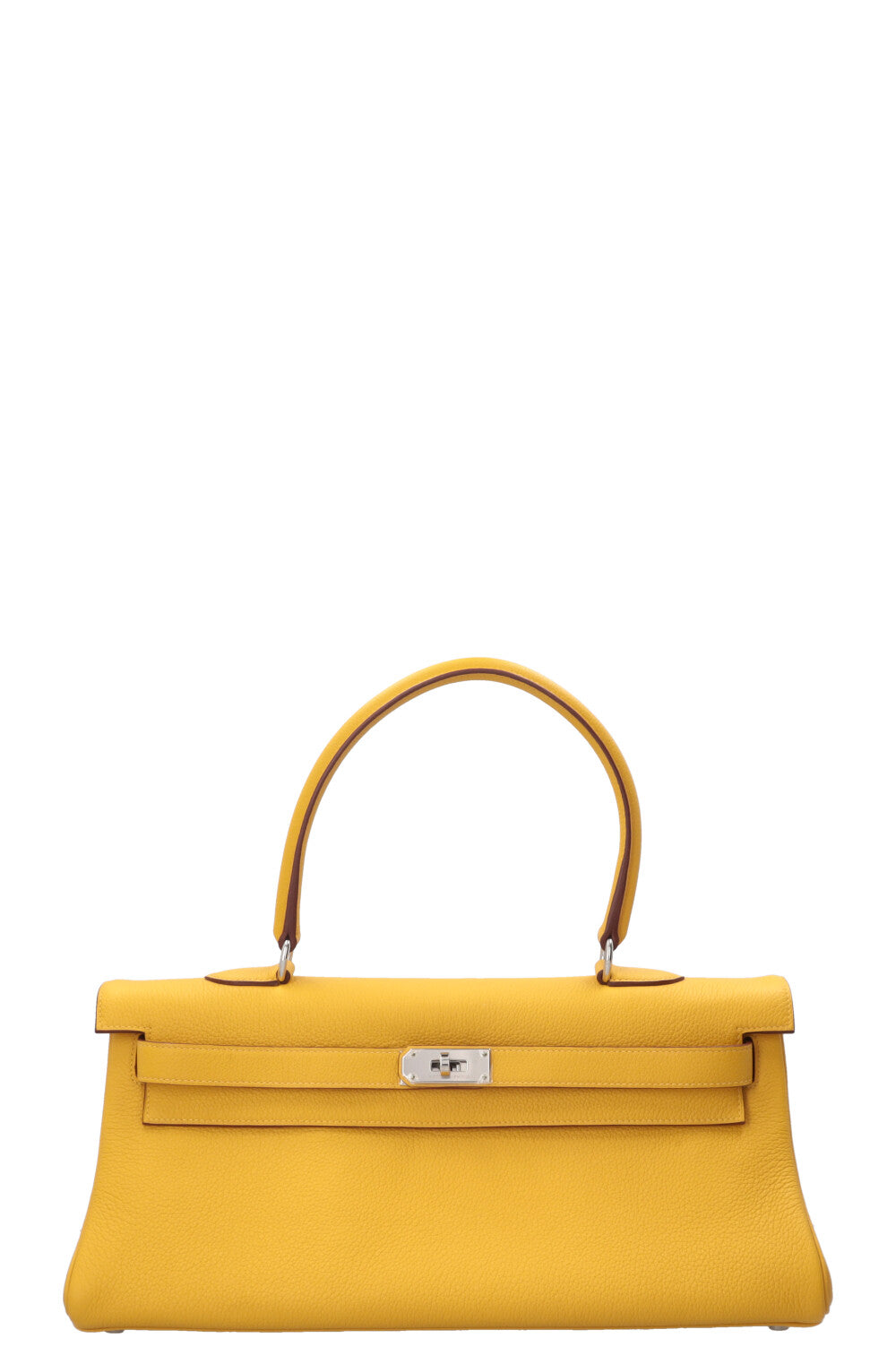 HERMÈS JPG Shoulder Kelly 42 Clemence Soleil Palladium