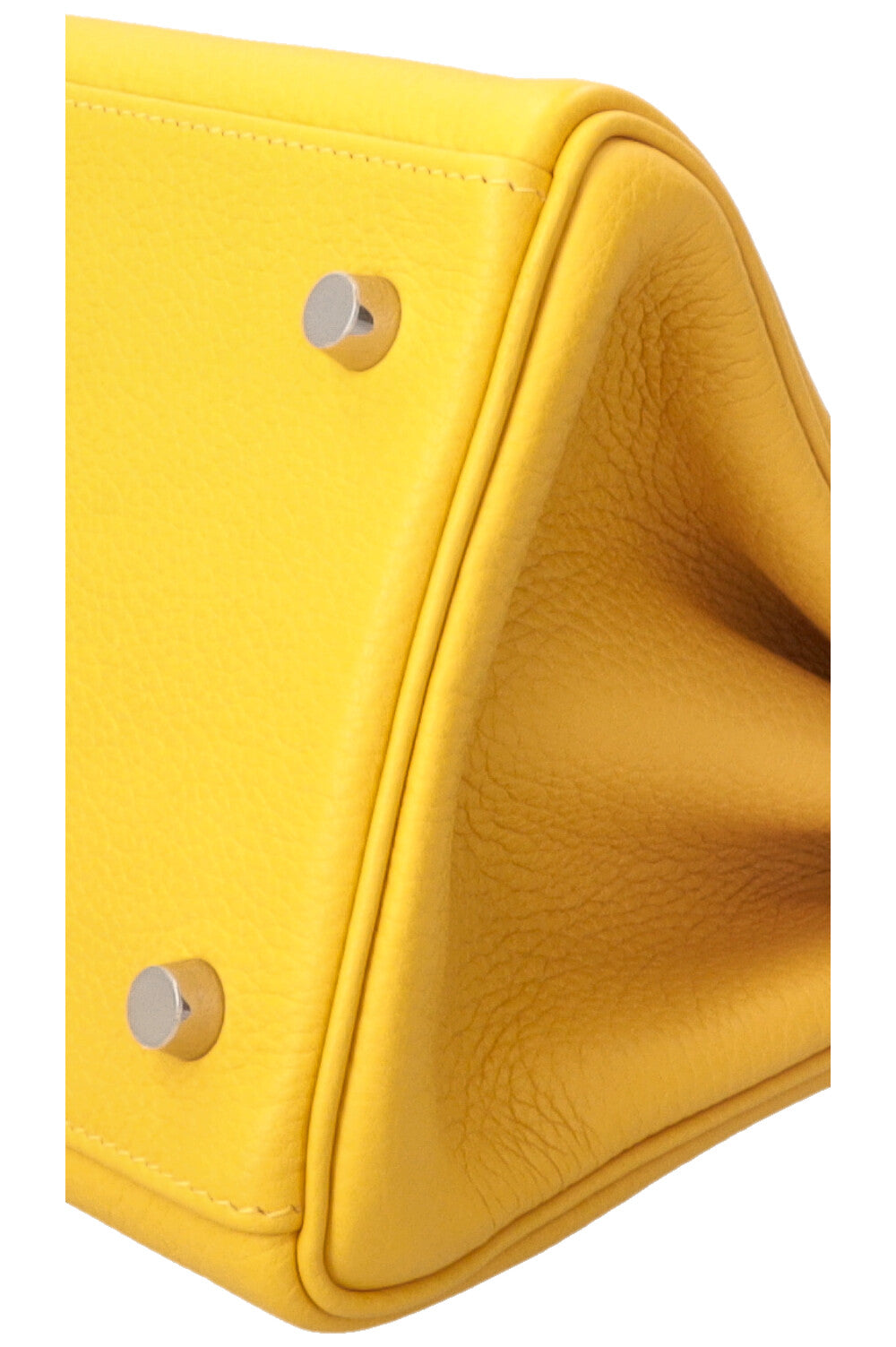 HERMÈS JPG Shoulder Kelly 42 Clemence Soleil Palladium