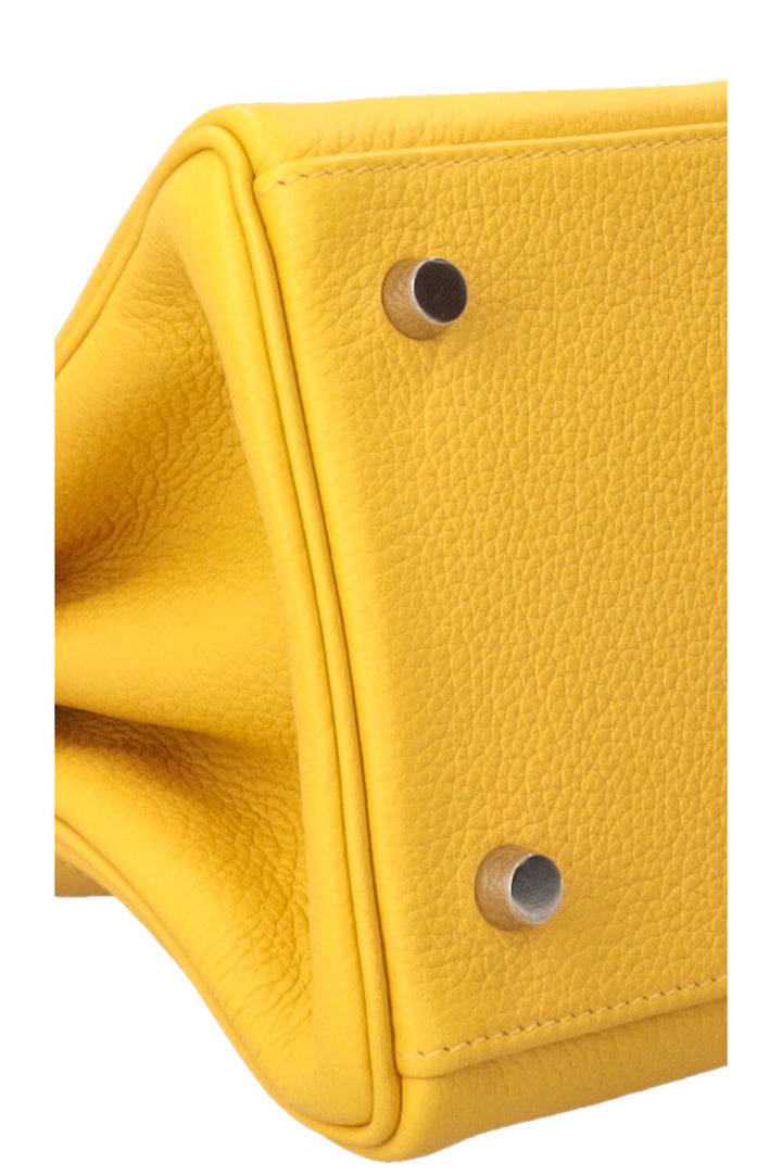 HERMÈS JPG Shoulder Kelly 42 Clemence Soleil Palladium