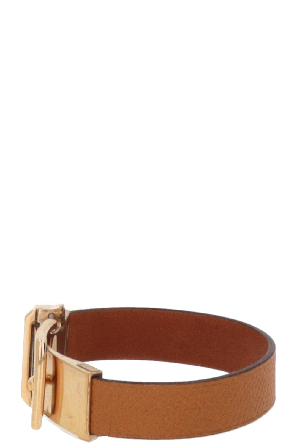 HERMÈS Java Wrap Bracelet Leather Brown