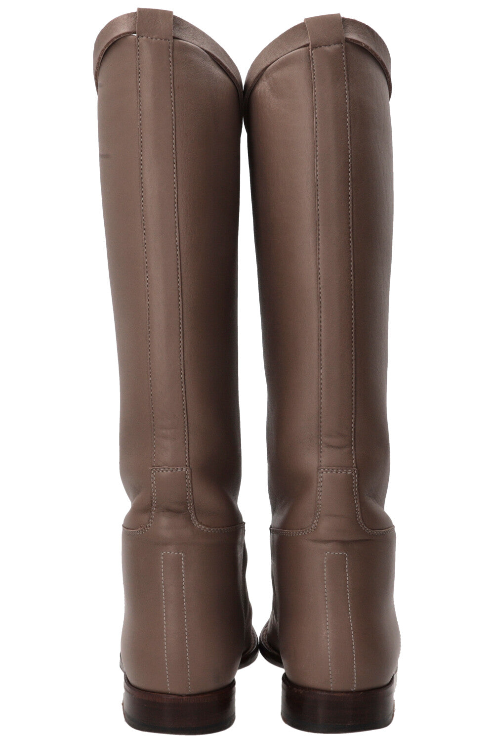 HERMÈS Jumping Boots Leather Etoupe