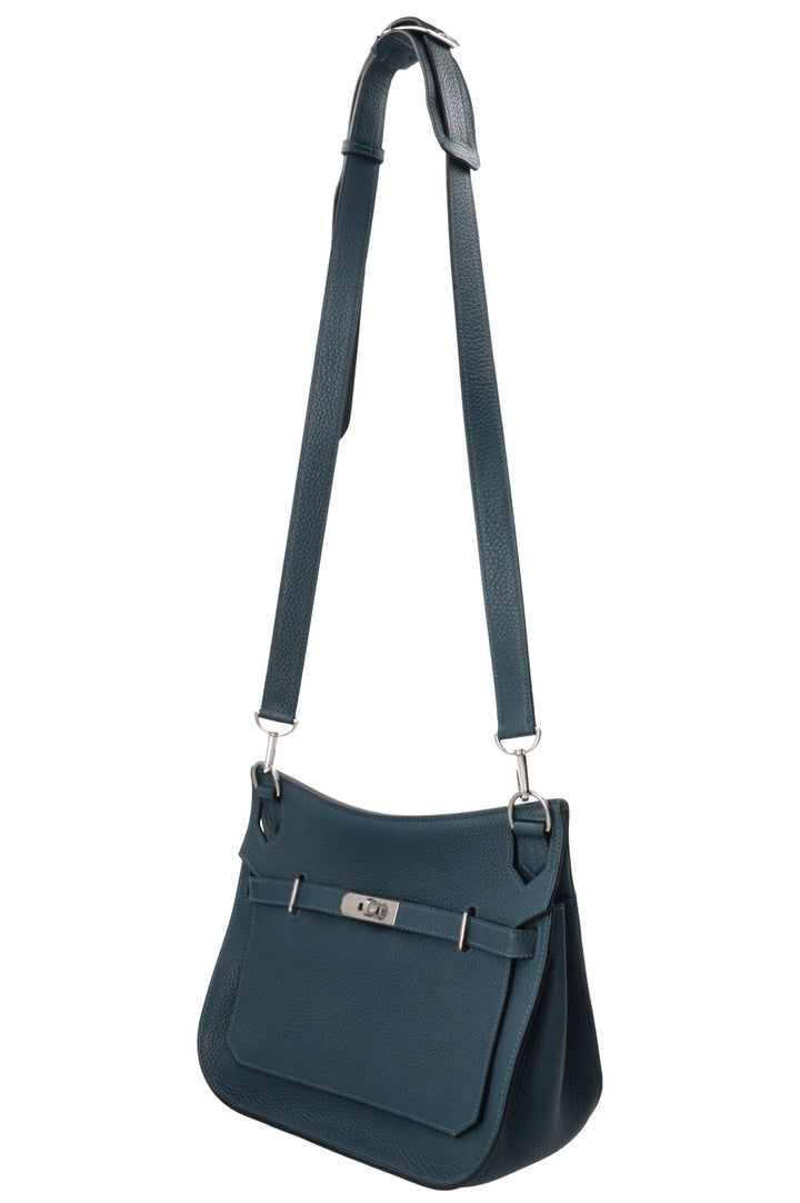 HERMÈS Jypsière 28 Togo Pétrole Palladium