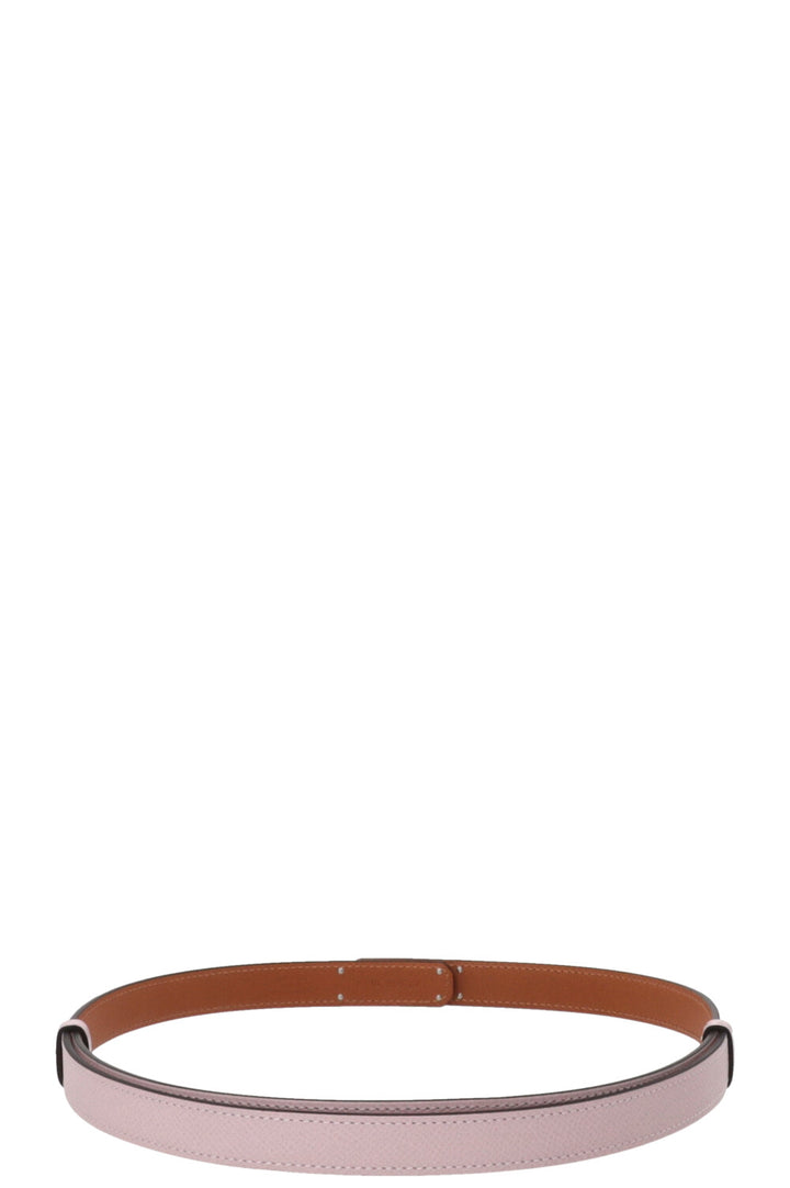 HERMÈS Kelly 18 Belt Epsom Leather Mauve