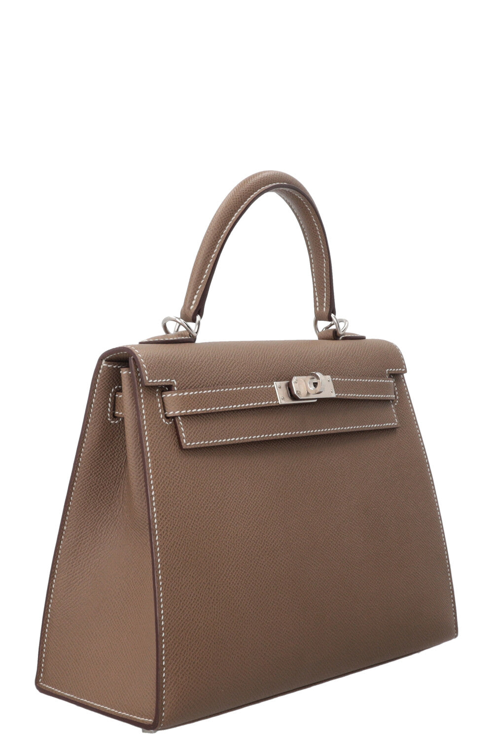 HERMÈS Kelly 25 Sellier Epsom Etoupe