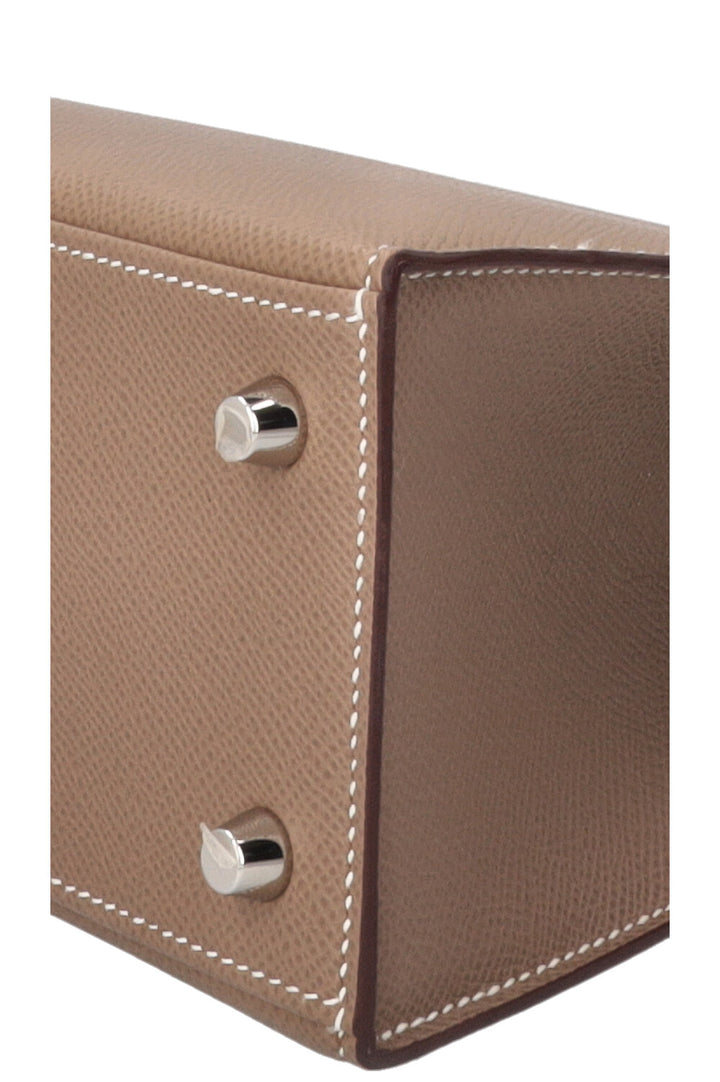 HERMÈS Kelly 25 Sellier Epsom Etoupe