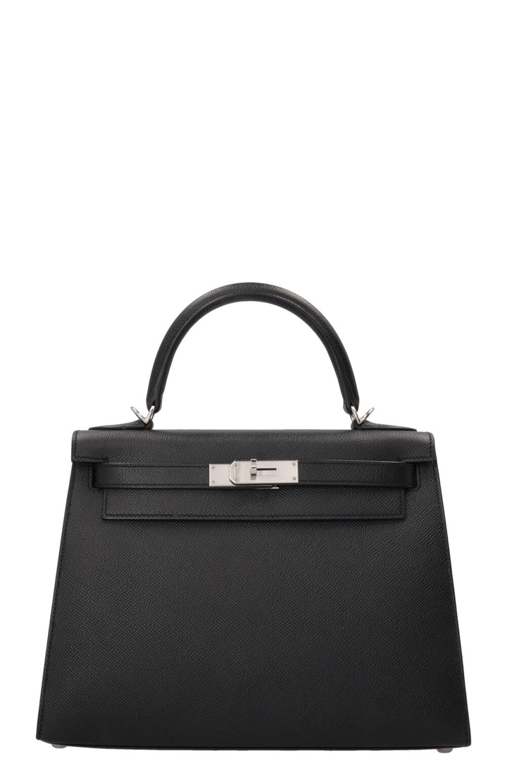 HERMÈS Kelly 28 Epsom Sellier Noir