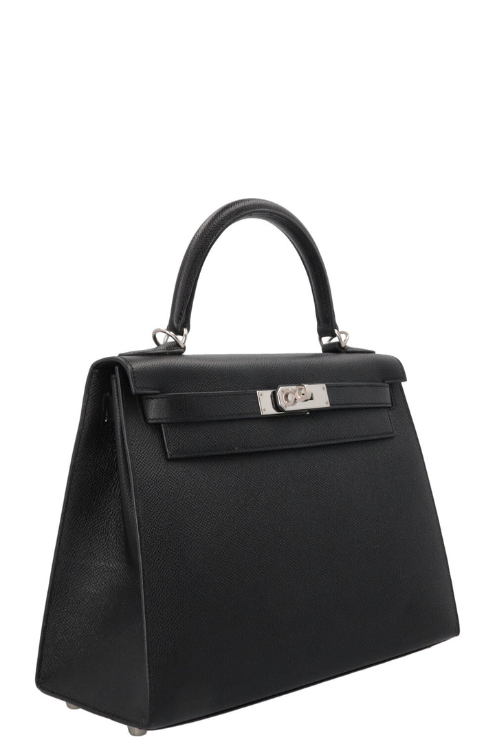 HERMÈS Kelly 28 Epsom Sellier Noir