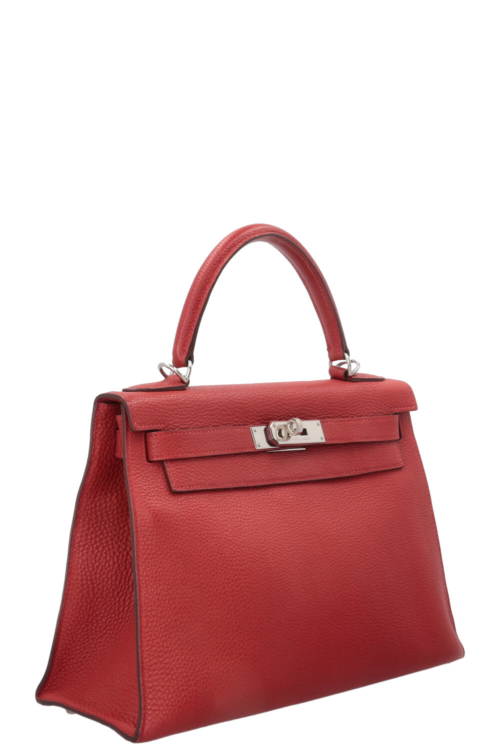 HERMÈS Kelly 28 Retourne Togo Leather Red