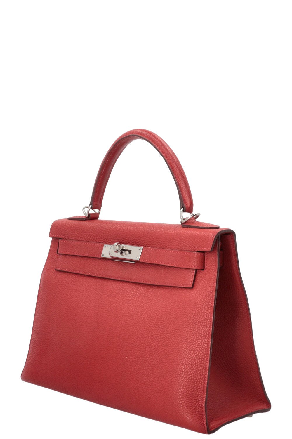 HERMÈS Kelly 28 Retourne Togo Leather Red