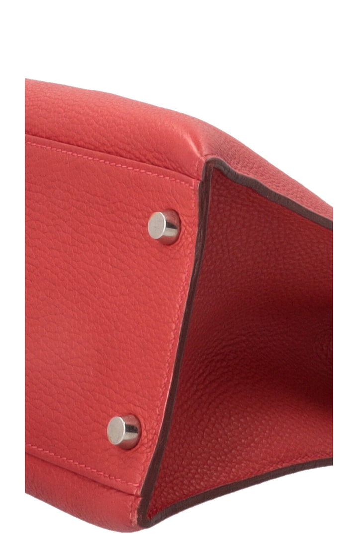HERMÈS Kelly 28 Retourne Togo Leather Red