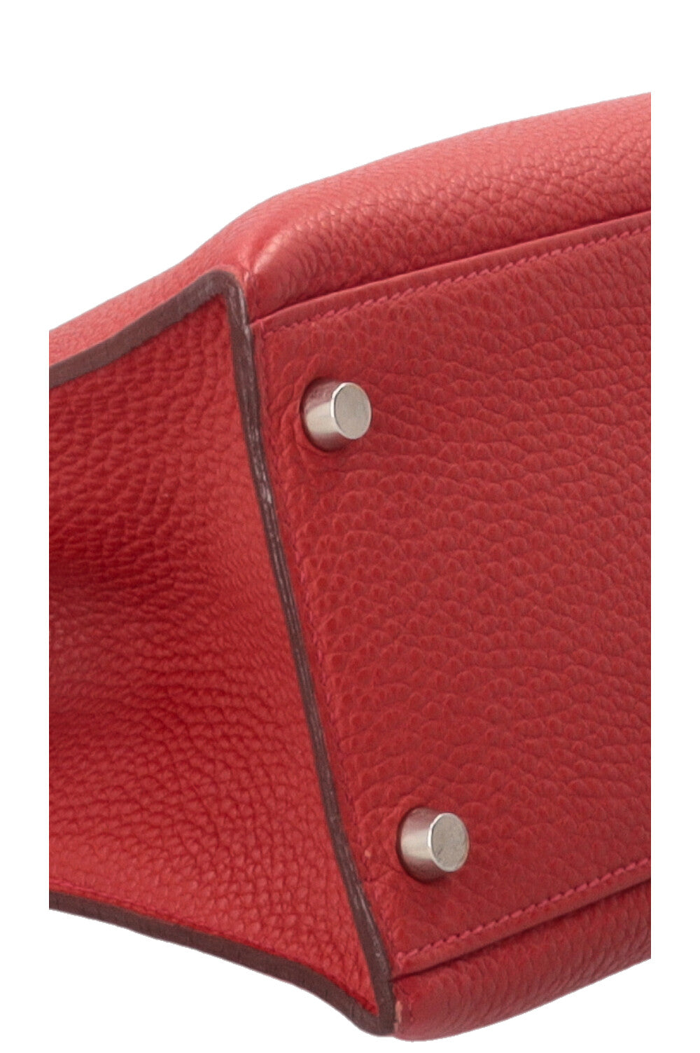 HERMÈS Kelly 28 Retourne Togo Leather Red