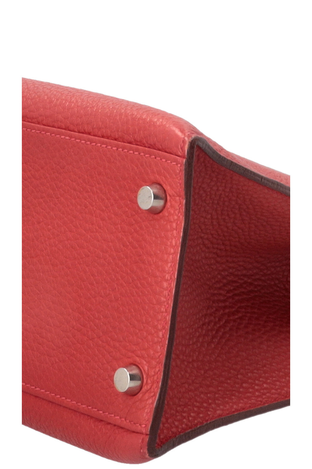 HERMÈS Kelly 28 Retourne Togo Leather Red