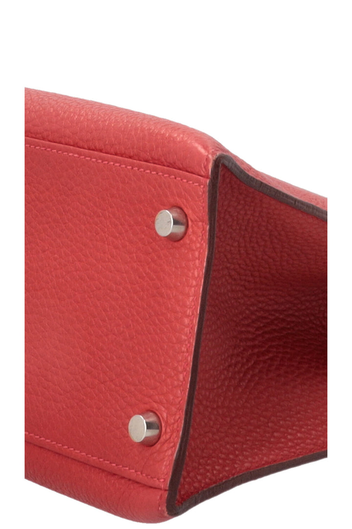 HERMÈS Kelly 28 Retourne Togo Leather Red