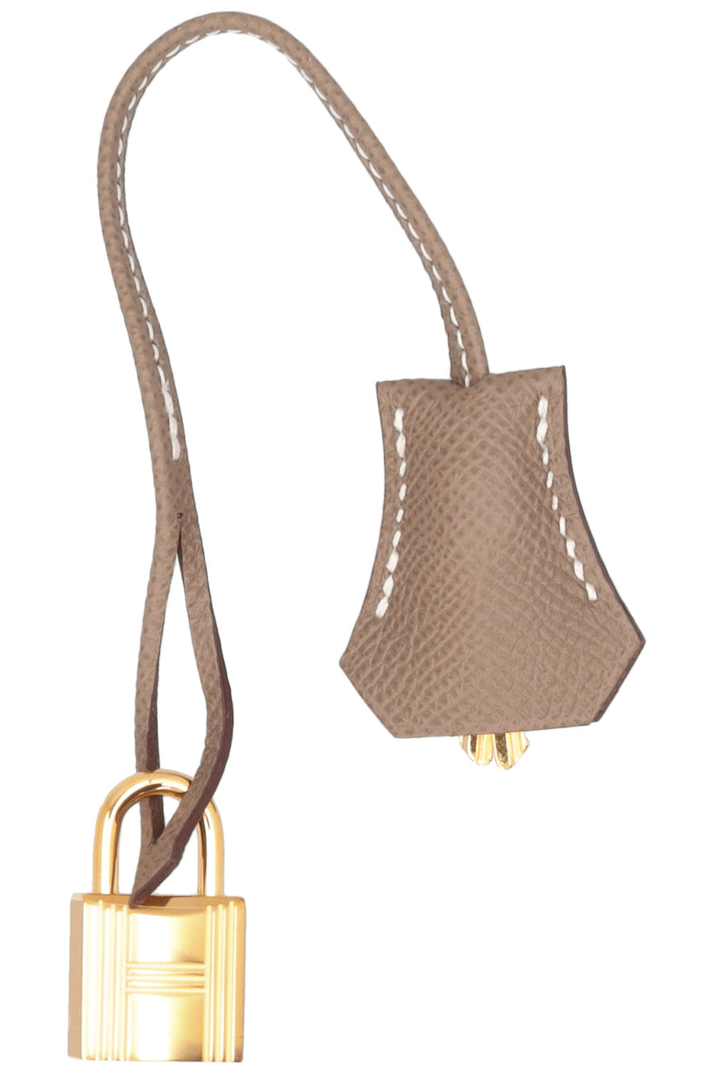 HERMÈS Kelly 28 Sellier Epsom Etoupe Or