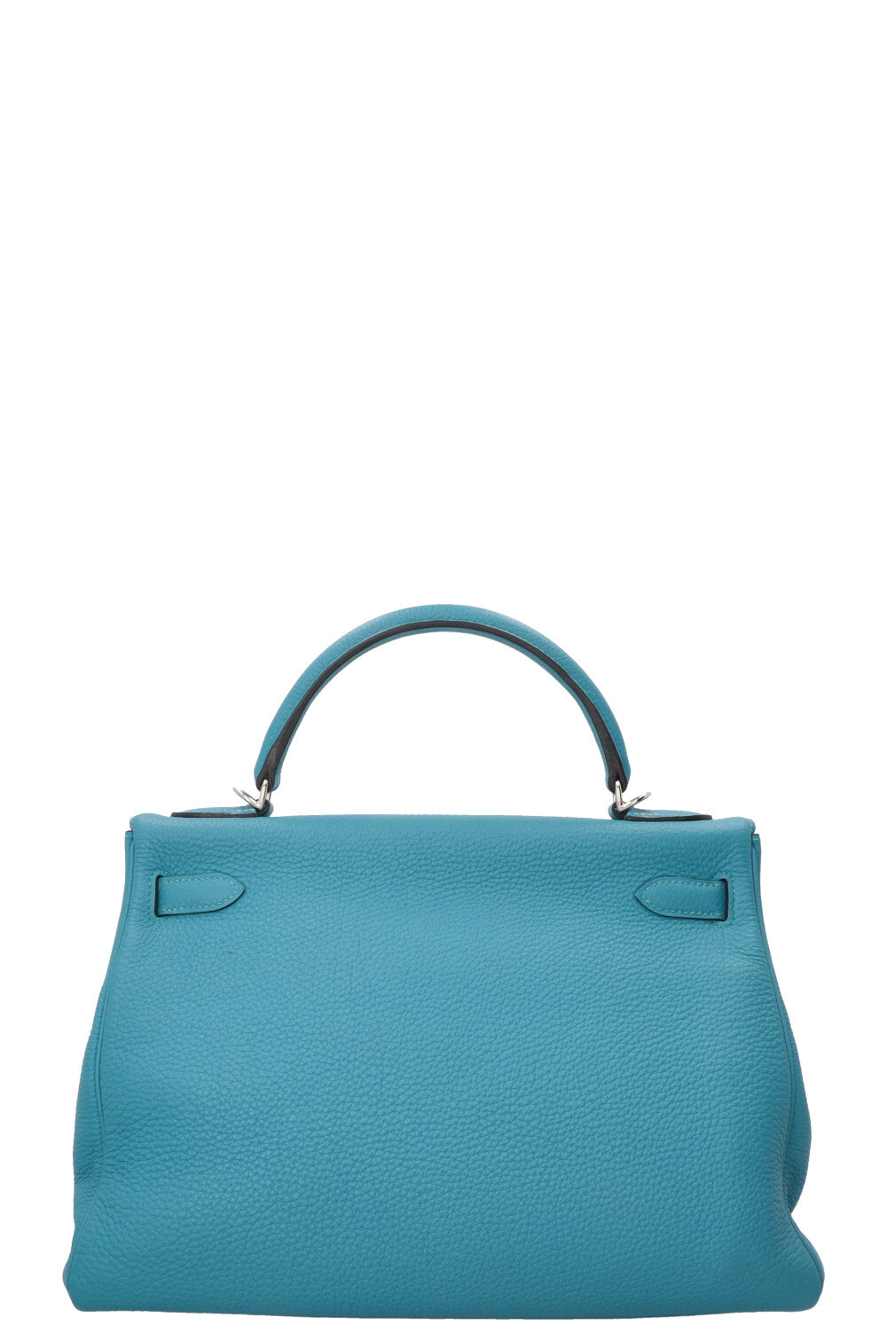 HERMÈS Kelly 32 Retourné Togo Turquoise