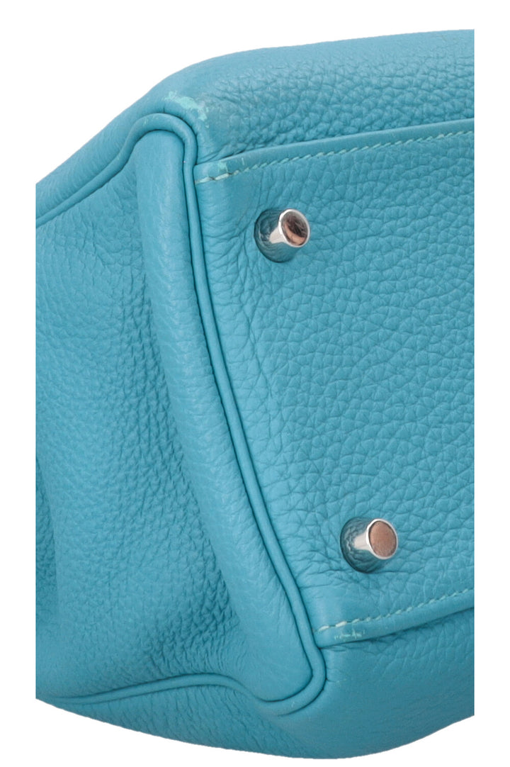 HERMÈS Kelly 32 Retourné Togo Turquoise