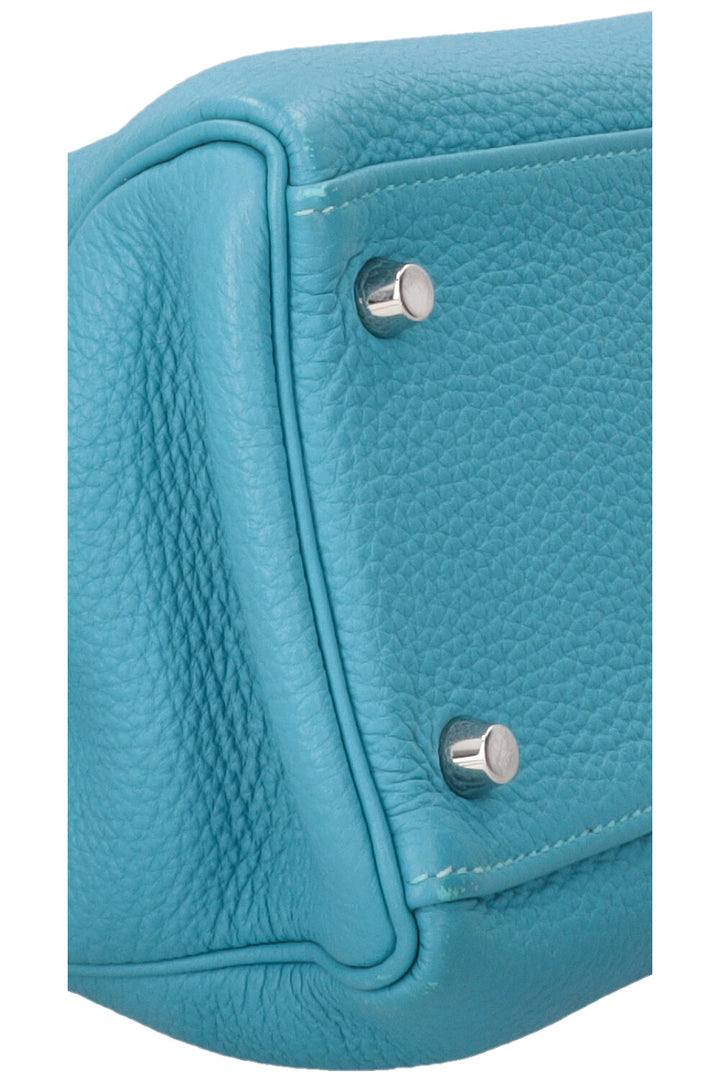 HERMÈS Kelly 32 Retourné Togo Turquoise