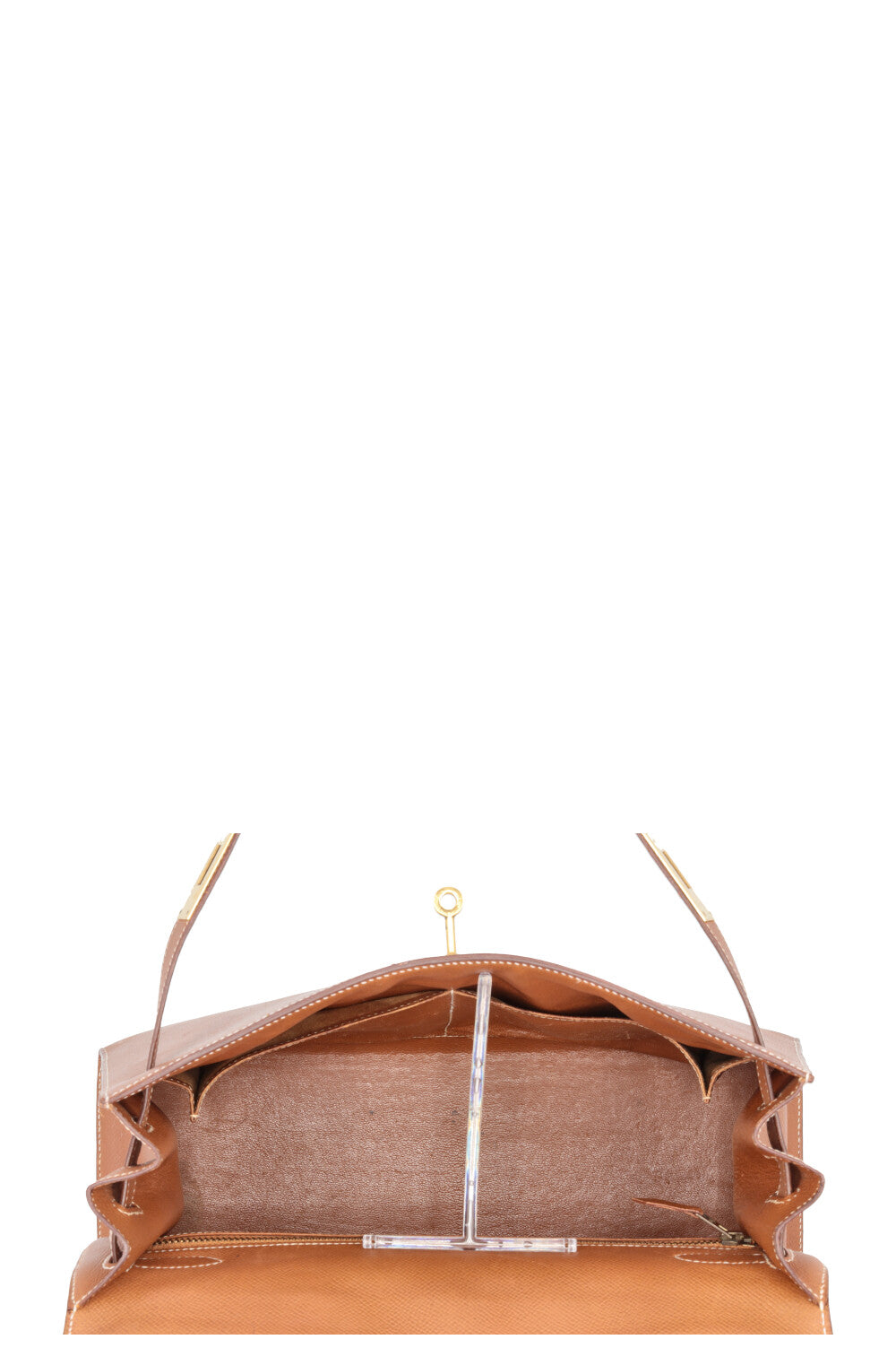HERMÈS Kelly 32 Sellier Epsom Gold