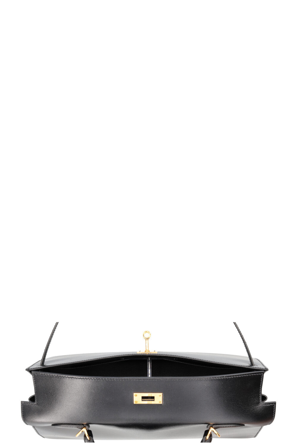 HERMÈS Kelly 35 Sellier Box Noir