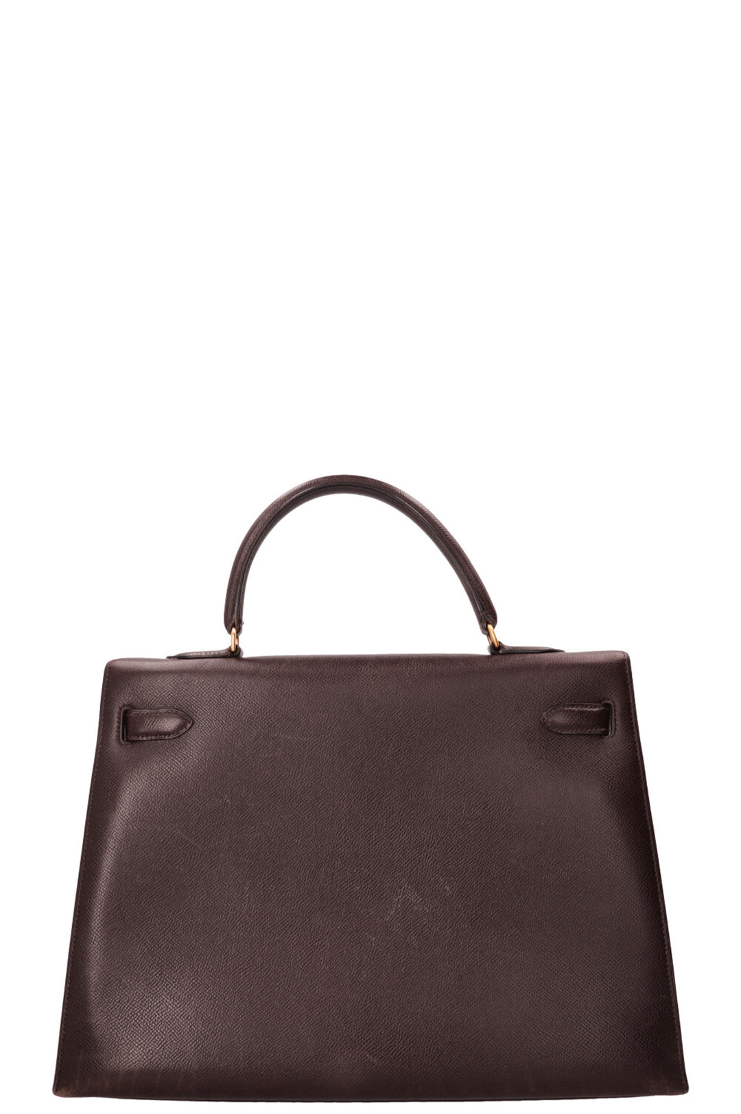 HERMÈS Kelly 35 Sellier Epsom Chocolat