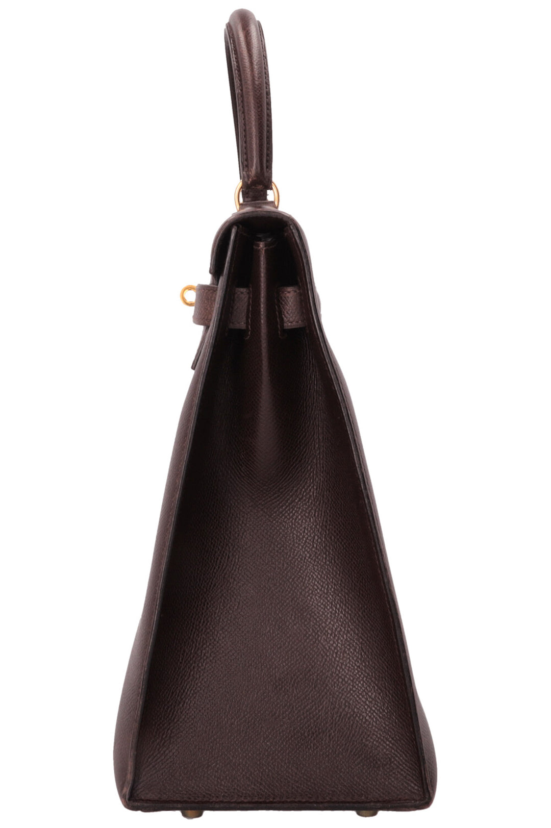 HERMÈS Kelly 35 Sellier Epsom Chocolat