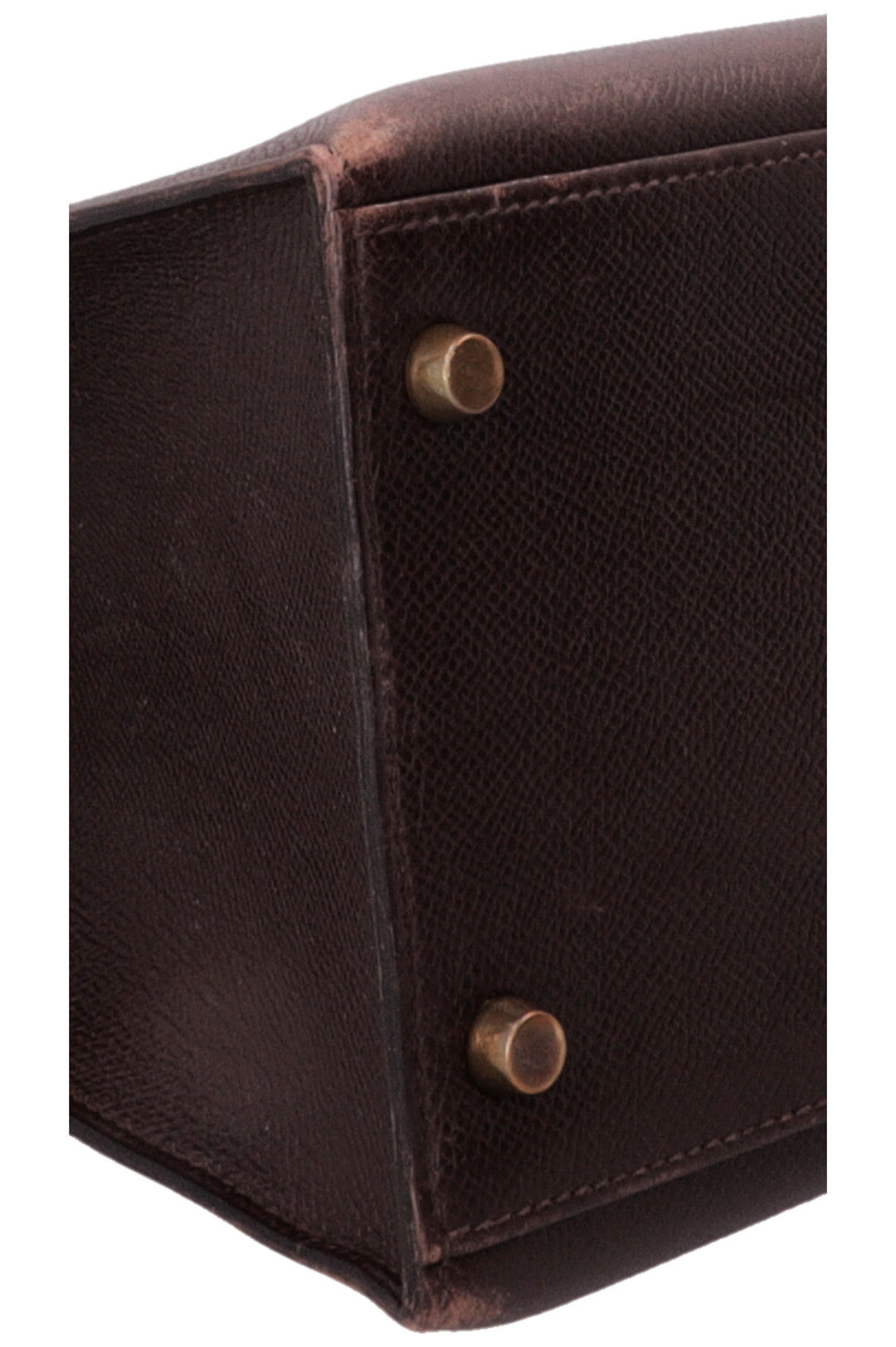 HERMÈS Kelly 35 Sellier Epsom Chocolat