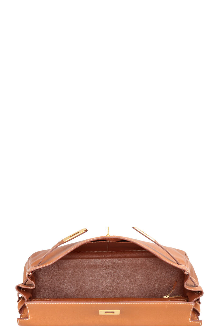HERMÈS Kelly 35 Togo Gold