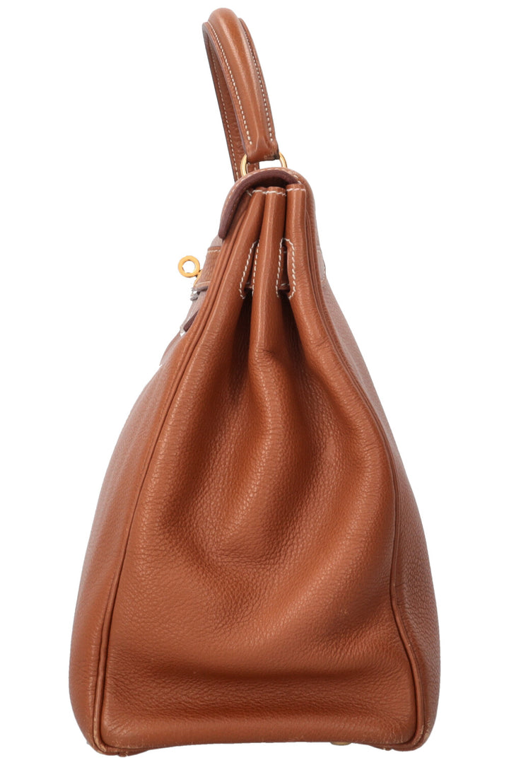 HERMÈS Kelly 35 Togo Gold