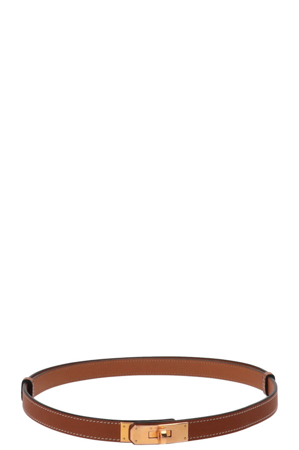 HERMÈS Kelly Belt Epsom Leather Gold