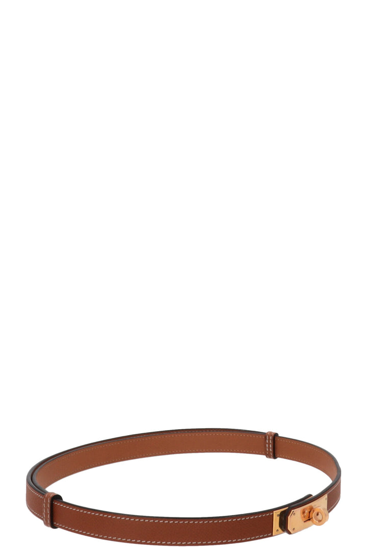 HERMÈS Kelly Belt Epsom Leather Gold