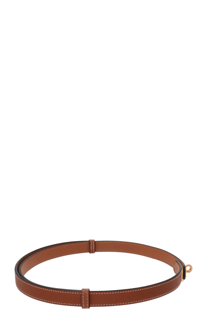 HERMÈS Kelly Belt Epsom Leather Gold