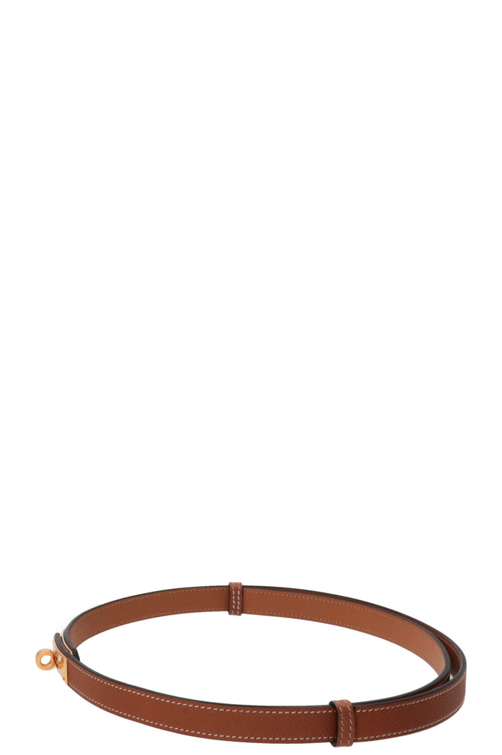 HERMÈS Kelly Belt Epsom Leather Gold