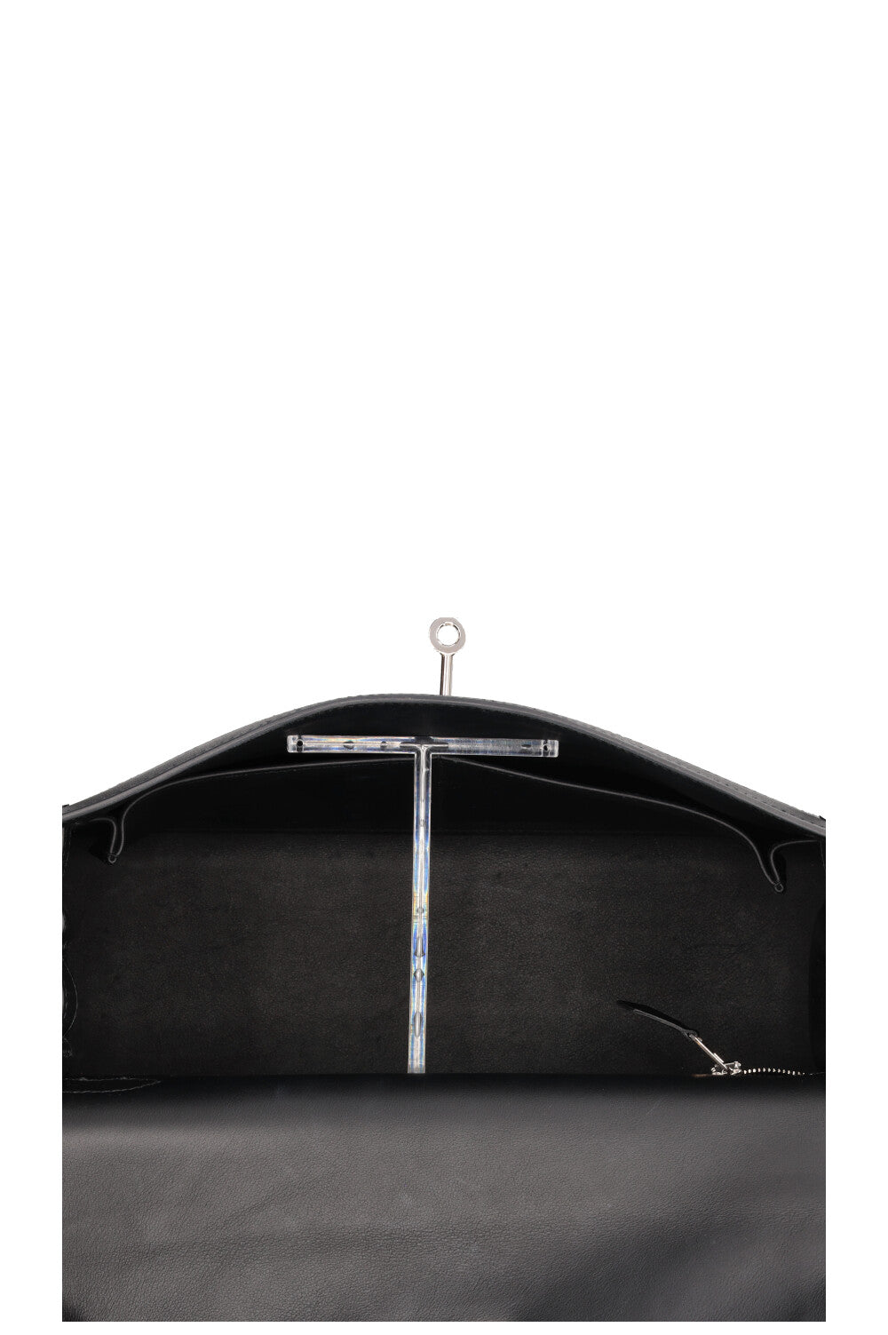 HERMÈS Kelly II Sellier 32 Toile Berline Veau Swift Noir