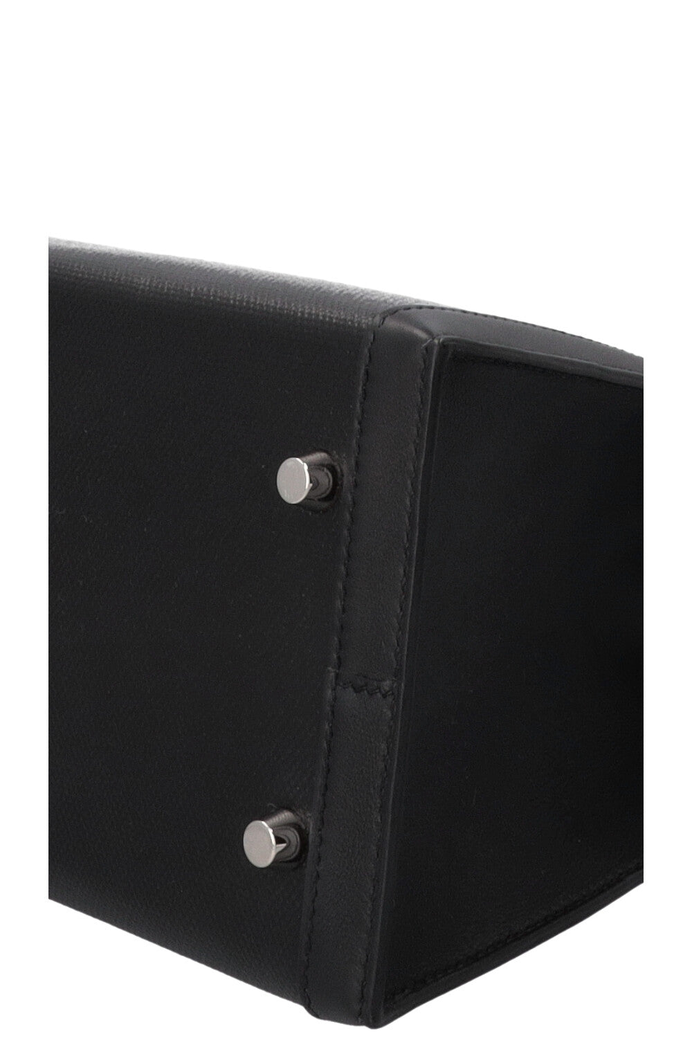 HERMÈS Kelly II Sellier 32 Toile Berline Veau Swift Noir