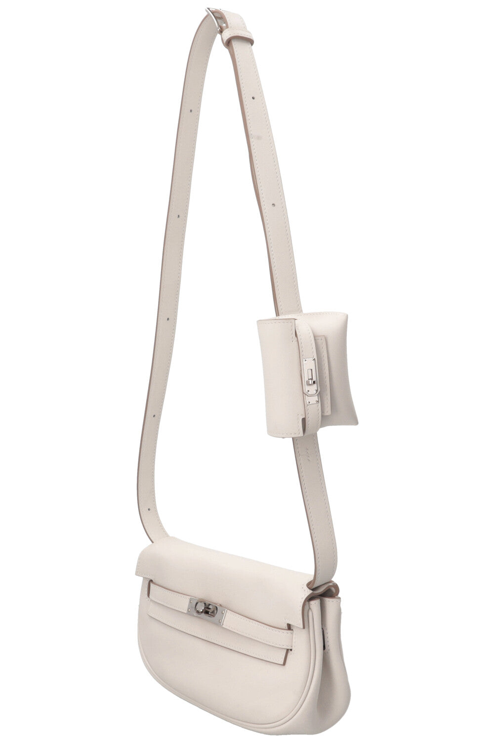 HERMÈS Kelly Moove cuir Swift blanc neuf