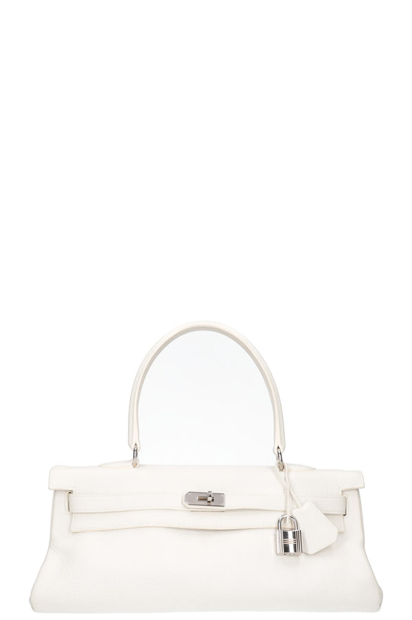 HERMÈS Kelly Epaule Clémence Blanc