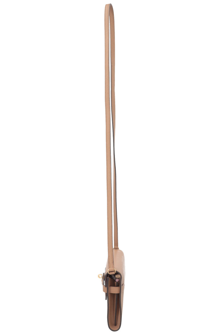 HERMÈS Kelly To Go Chai Mauve Sylvestre Epsom