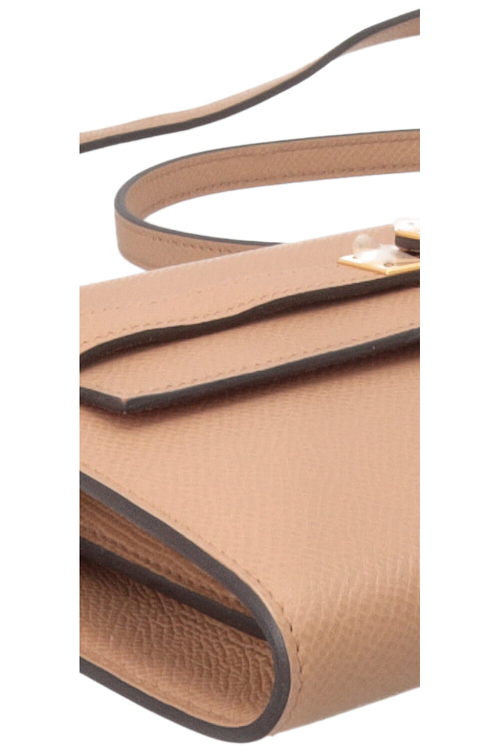 HERMÈS Kelly To Go Chai Mauve Sylvestre Epsom