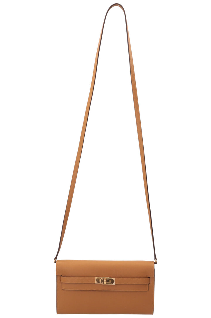 HERMÈS Kelly To Go Evercolor Caramel