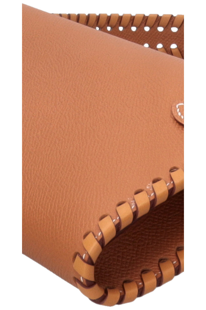 HERMÈS Kelly To Go Tressage en cuir Epsom Gold Sésame