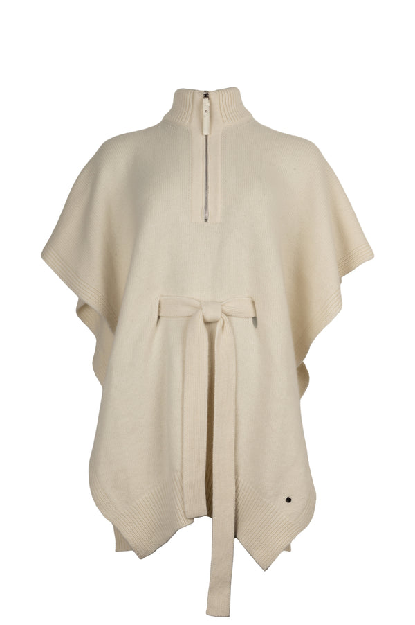 HERMÈS Knit with Belt Cashmere Ivory
