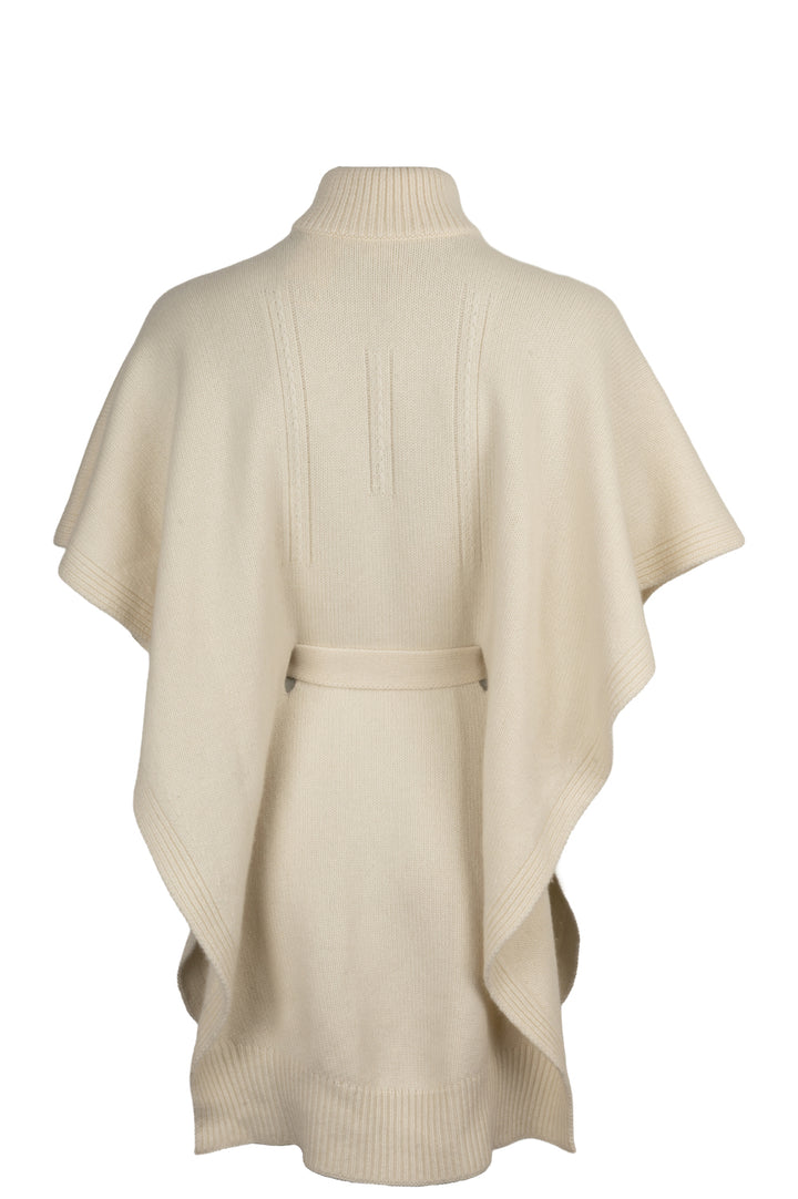 HERMÈS Knit with Belt Cashmere Ivory