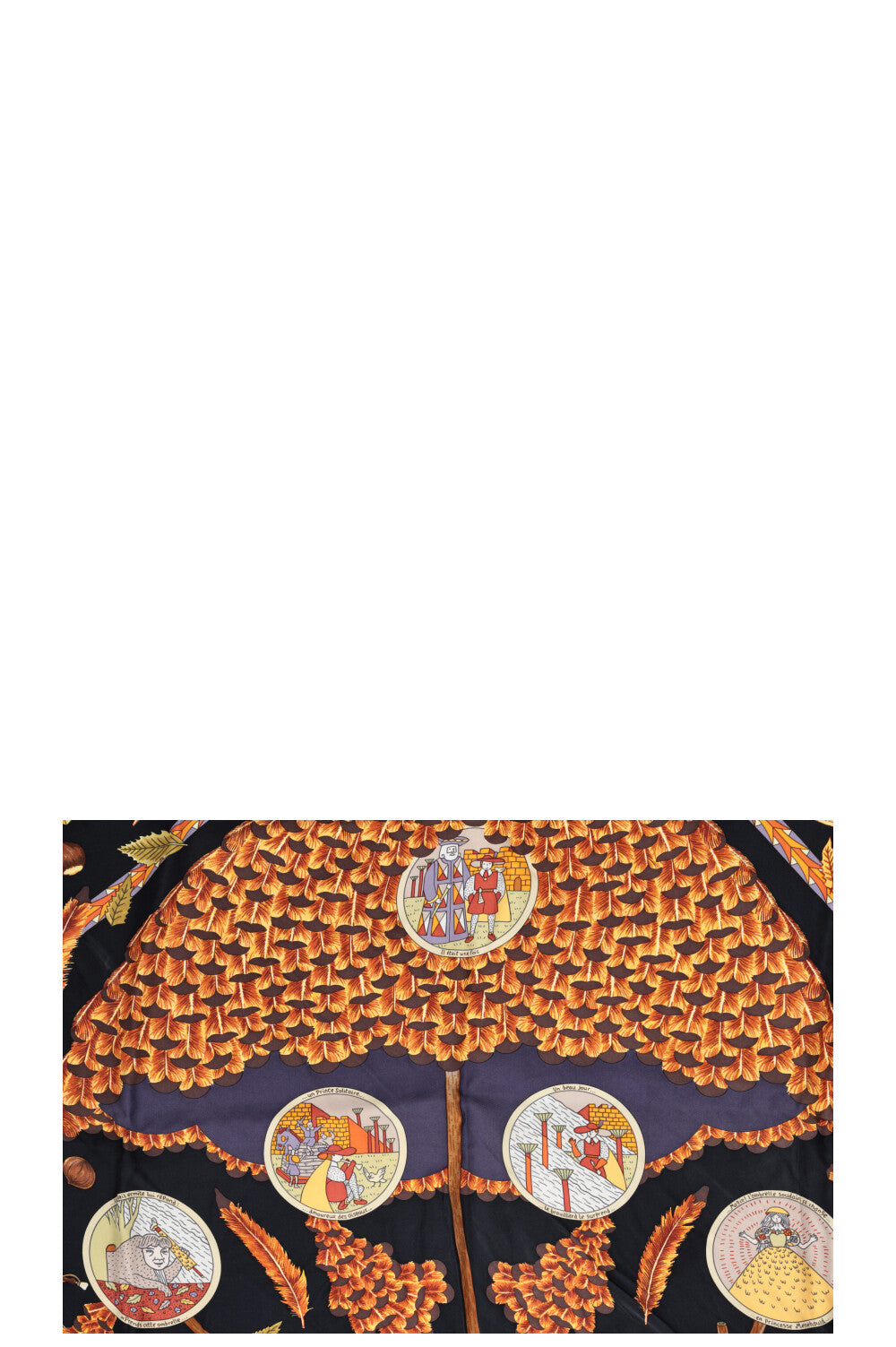 HERMÈS L'Ombrelle Magique Carré 90 Silk Multicolor