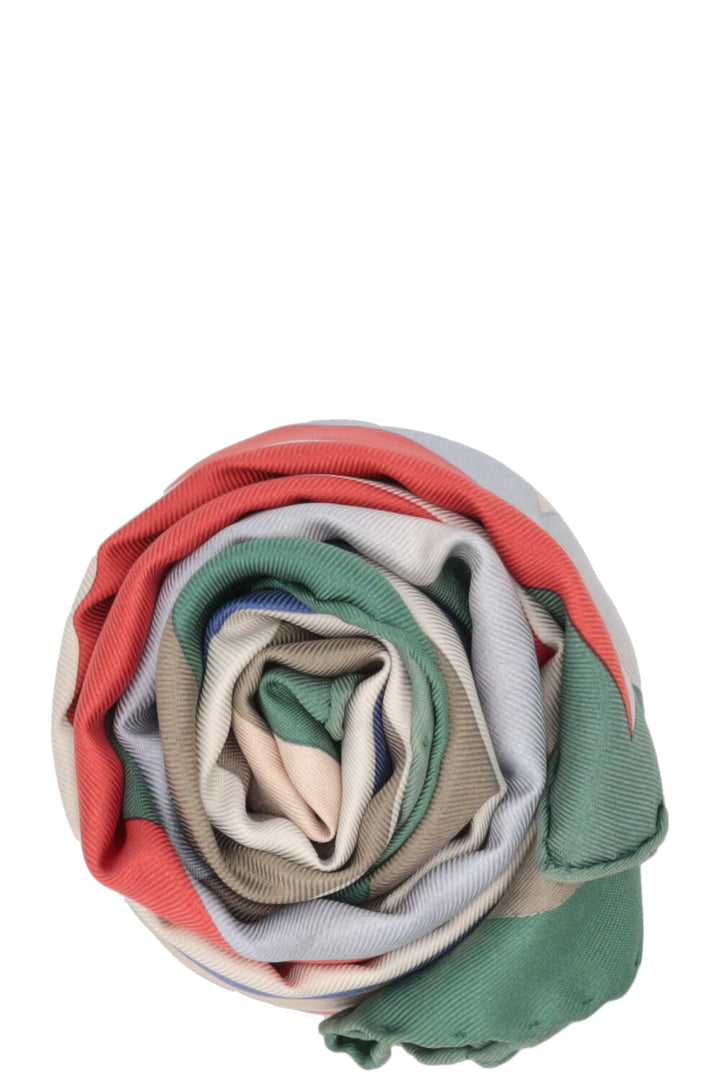 HERMÈS La Rose Des Vents 90 Scarf Silk Multicolor